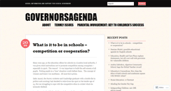 Desktop Screenshot of governorsagenda.co.uk